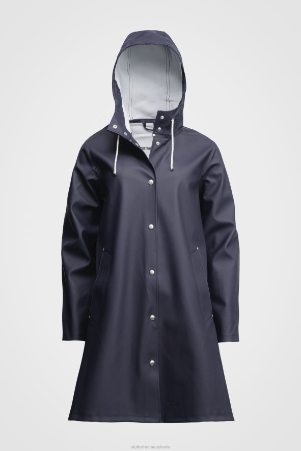 Clothing Mosebacke Raincoat Navy Stutterheim Women 0V8X21