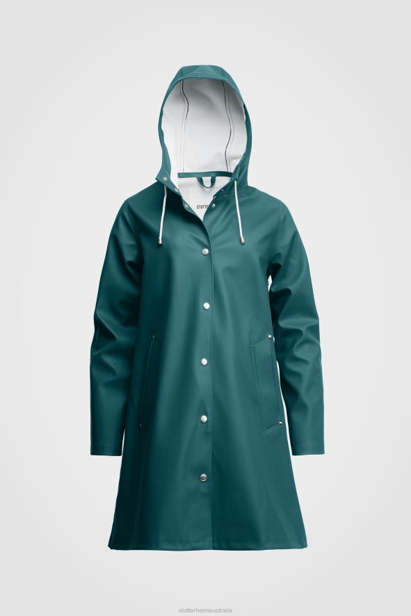 Clothing Mosebacke Raincoat Petrol blue Stutterheim Women 0V8X201