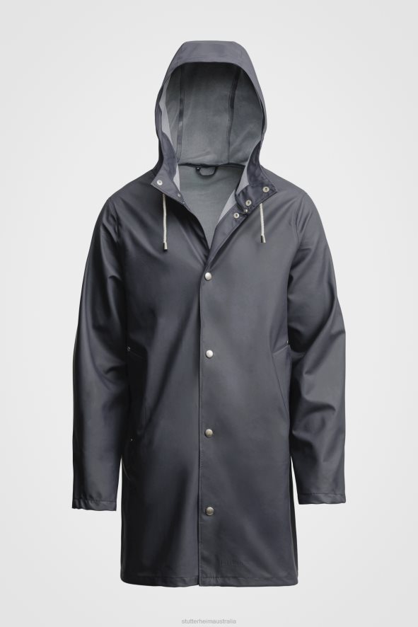 Clothing Stockholm Lightweight Raincoat Charcoal Stutterheim Women 0V8X57