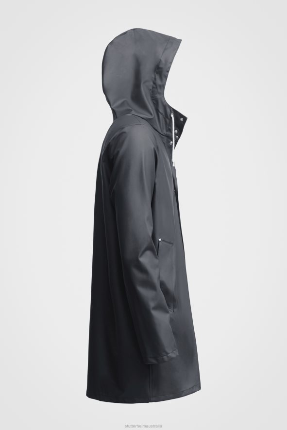 Clothing Stockholm Lightweight Raincoat Charcoal Stutterheim Women 0V8X57