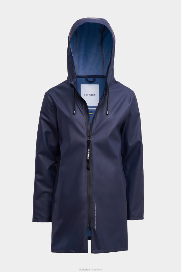 Clothing Stockholm Lightweight ZipRaincoat Navy Stutterheim Women 0V8X12