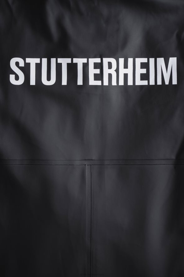 Clothing Stockholm Long PrintRaincoat Black Stutterheim Women 0V8X45