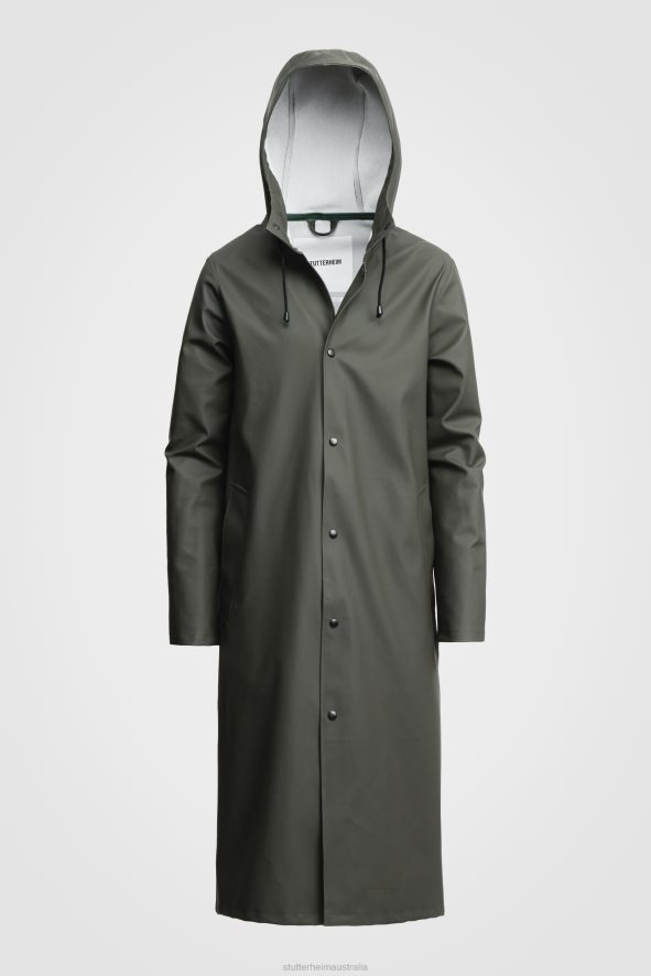 Clothing Stockholm Long PrintRaincoat Green Stutterheim Women 0V8X42