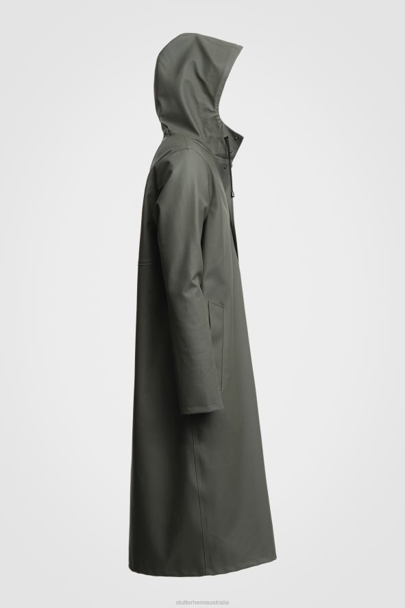 Clothing Stockholm Long PrintRaincoat Green Stutterheim Women 0V8X42