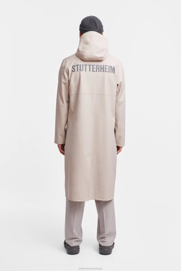 Clothing Stockholm Long PrintRaincoat Light Sand Stutterheim Women 0V8X185