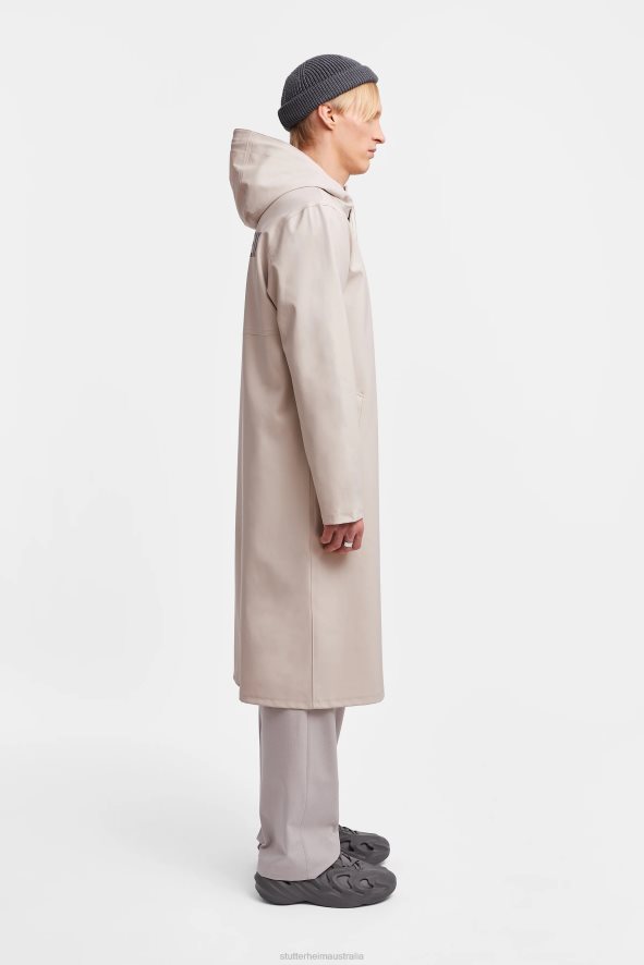 Clothing Stockholm Long PrintRaincoat Light Sand Stutterheim Women 0V8X185