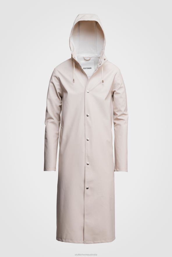 Clothing Stockholm Long PrintRaincoat Light Sand Stutterheim Women 0V8X185