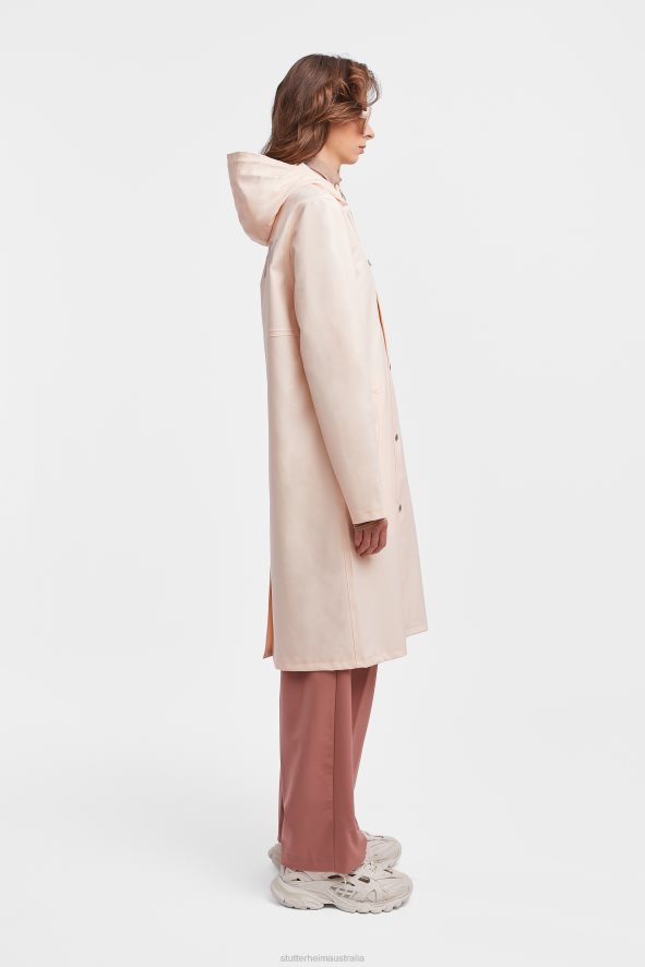 Clothing Stockholm Long PrintRaincoat Peach Stutterheim Women 0V8X43