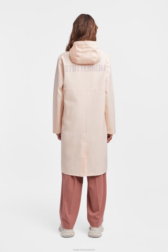 Clothing Stockholm Long PrintRaincoat Peach Stutterheim Women 0V8X43