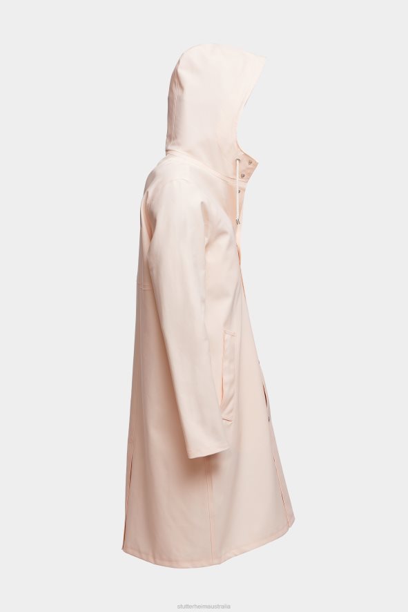 Clothing Stockholm Long PrintRaincoat Peach Stutterheim Women 0V8X43