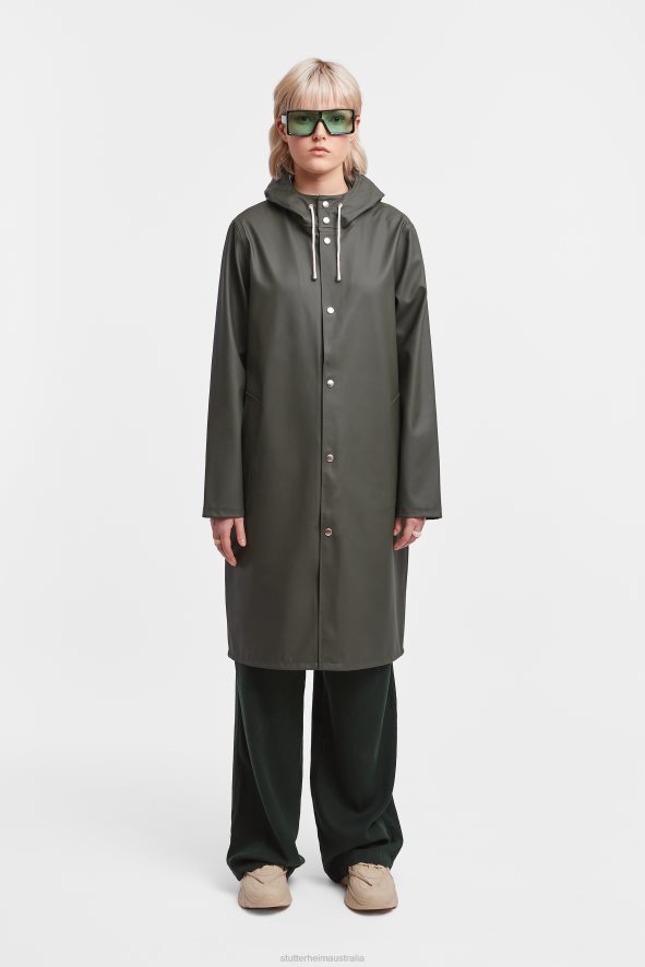 Clothing Stockholm Long Raincoat Green Stutterheim Women 0V8X50