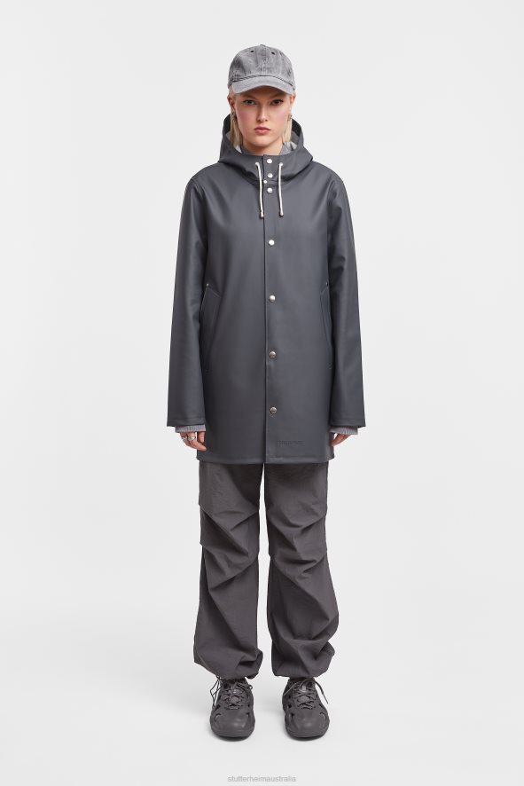 Clothing Stockholm Raincoat Charcoal Stutterheim Women 0V8X67