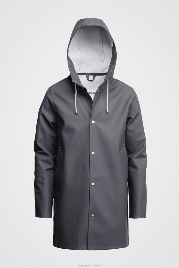 Clothing Stockholm Raincoat Charcoal Stutterheim Women 0V8X67