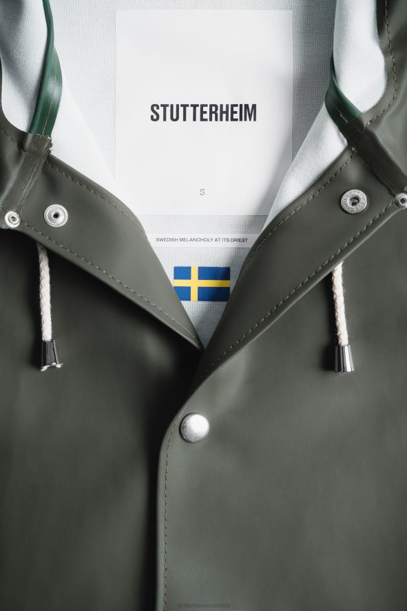 Clothing Stockholm Raincoat Green Stutterheim Women 0V8X61