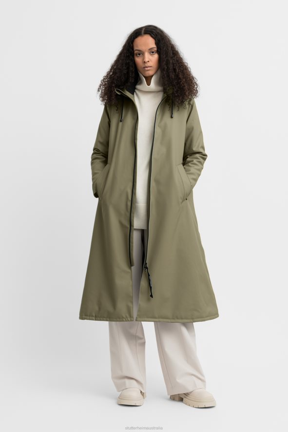 Clothing Mosebacke Long Winter Raincoat Aloe Stutterheim Women 0V8X206