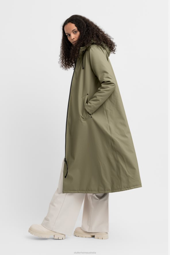 Clothing Mosebacke Long Winter Raincoat Aloe Stutterheim Women 0V8X206