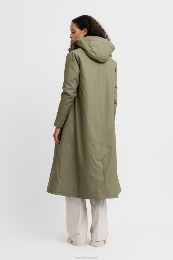 Clothing Mosebacke Long Winter Raincoat Aloe Stutterheim Women 0V8X206