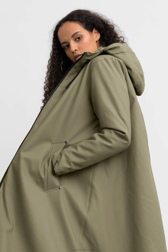 Clothing Mosebacke Long Winter Raincoat Aloe Stutterheim Women 0V8X206