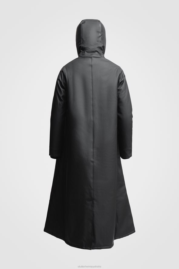 Clothing Mosebacke Long Winter Raincoat Black Stutterheim Women 0V8X204