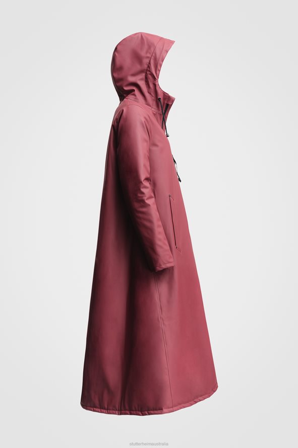 Clothing Mosebacke Long Winter Raincoat Burgundy Stutterheim Women 0V8X205