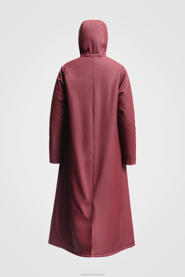 Clothing Mosebacke Long Winter Raincoat Burgundy Stutterheim Women 0V8X205