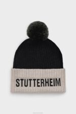Accessories April Beanie Light Sand/Black Stutterheim Unisex 0V8X363