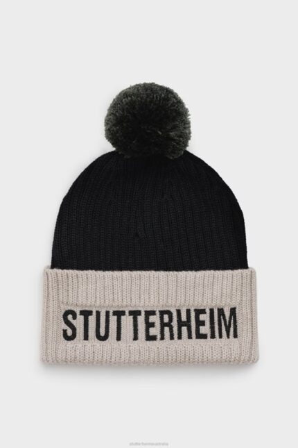Accessories April Beanie Light Sand/Black Stutterheim Unisex 0V8X363