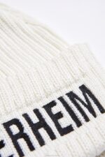 Accessories Big L Beanie Off White Stutterheim Unisex 0V8X364 - Image 2