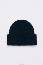 Accessories Logo Beanie Navy Stutterheim Unisex 0V8X370 - Image 3
