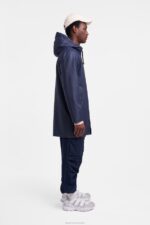 Clothing Stockholm Lightweight Zip Raincoat Navy Stutterheim Men 0V8X94 - Image 2