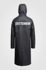Clothing Stockholm Long Print Raincoat Black Stutterheim Men 0V8X103 - Image 14