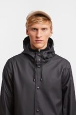 Clothing Stockholm Long Print Raincoat Black Stutterheim Men 0V8X103 - Image 16