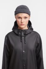 Clothing Stockholm Long Print Raincoat Black Stutterheim Men 0V8X103 - Image 7